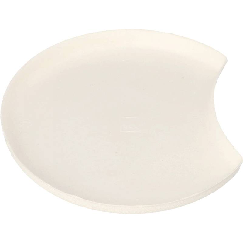 PAPSTAR Zuckerrohr-Teller "pure", Halbmond, 120 mm, 12er