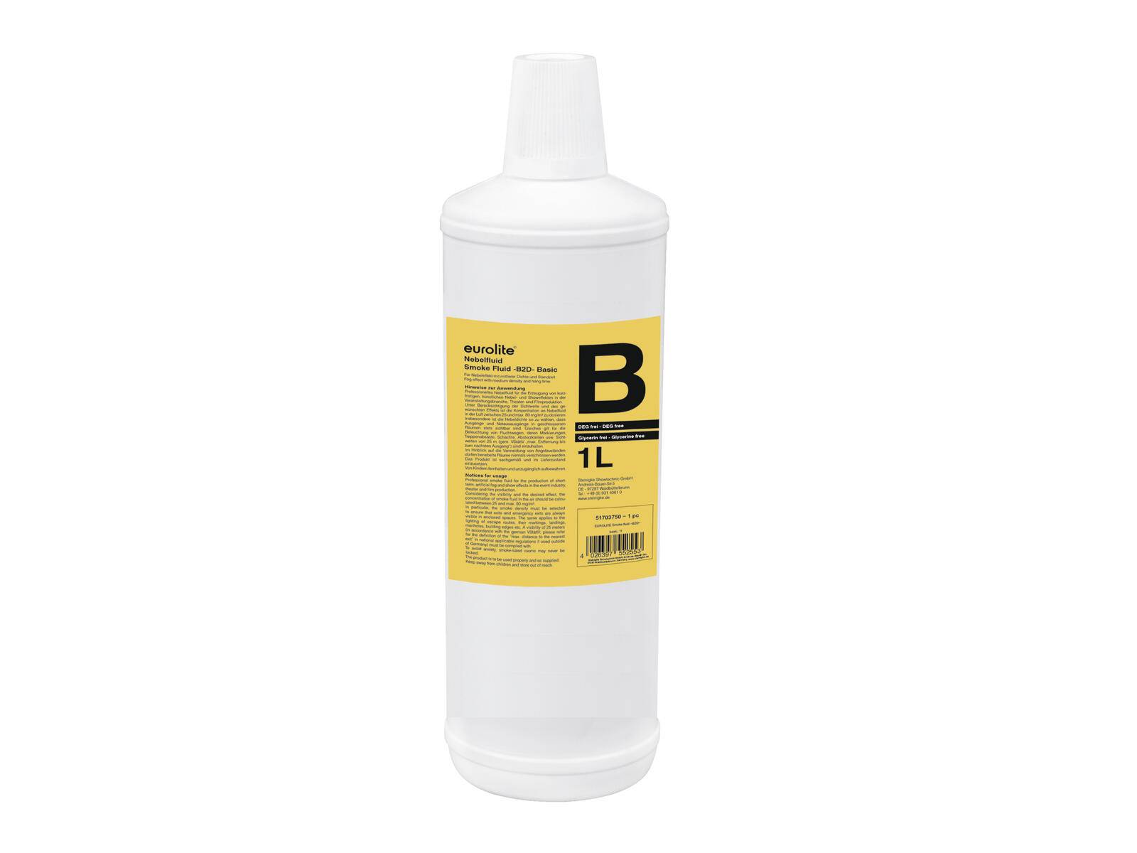 EUROLITE SMOKE FLUID -B2D- Basic, 1l Nebelfluid