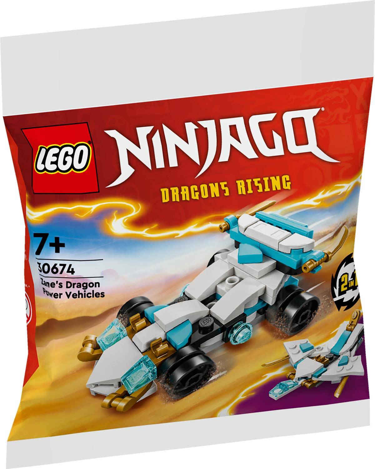 LEGO® 30674 NINJAGO - Zanes Drachenpower-Fahrzeuge (Recruitment Bag)
