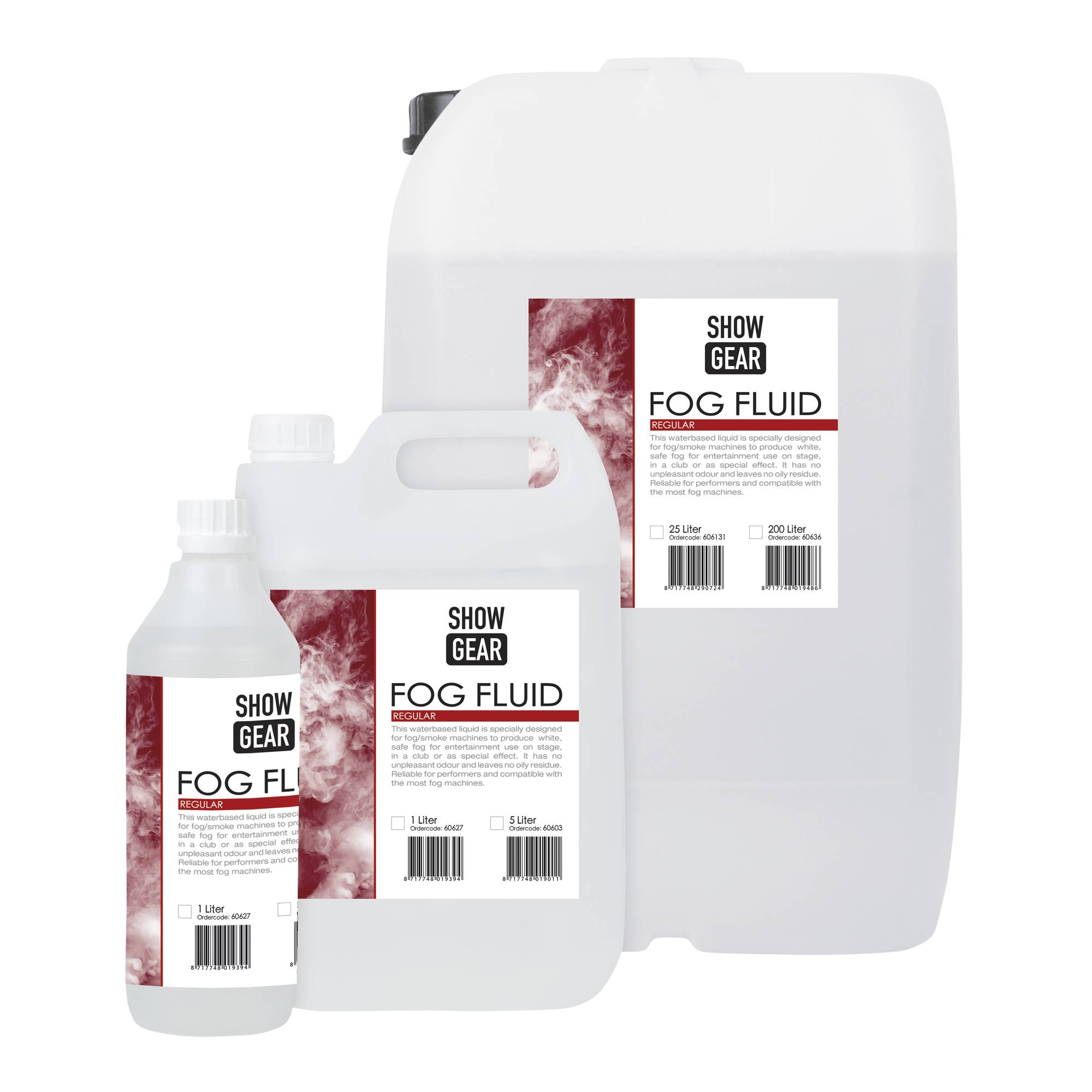 Showgear Fog Fluid Regular 25 Liter - wasserbasiert