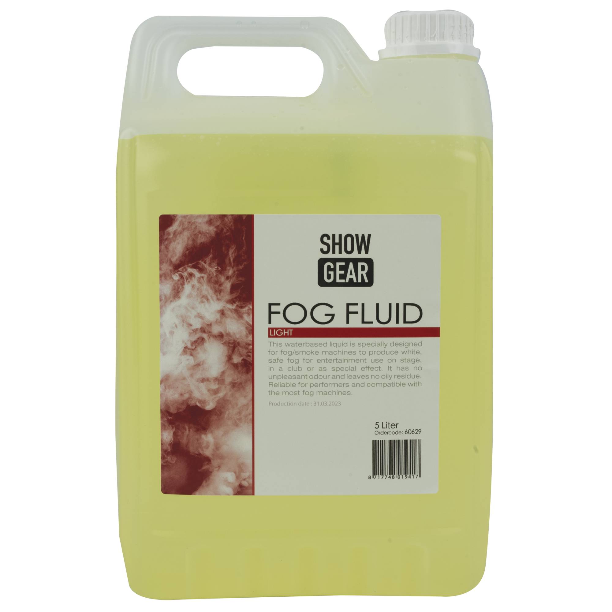 Showgear Fog Fluid Light 5 Liter - wasserbasiert