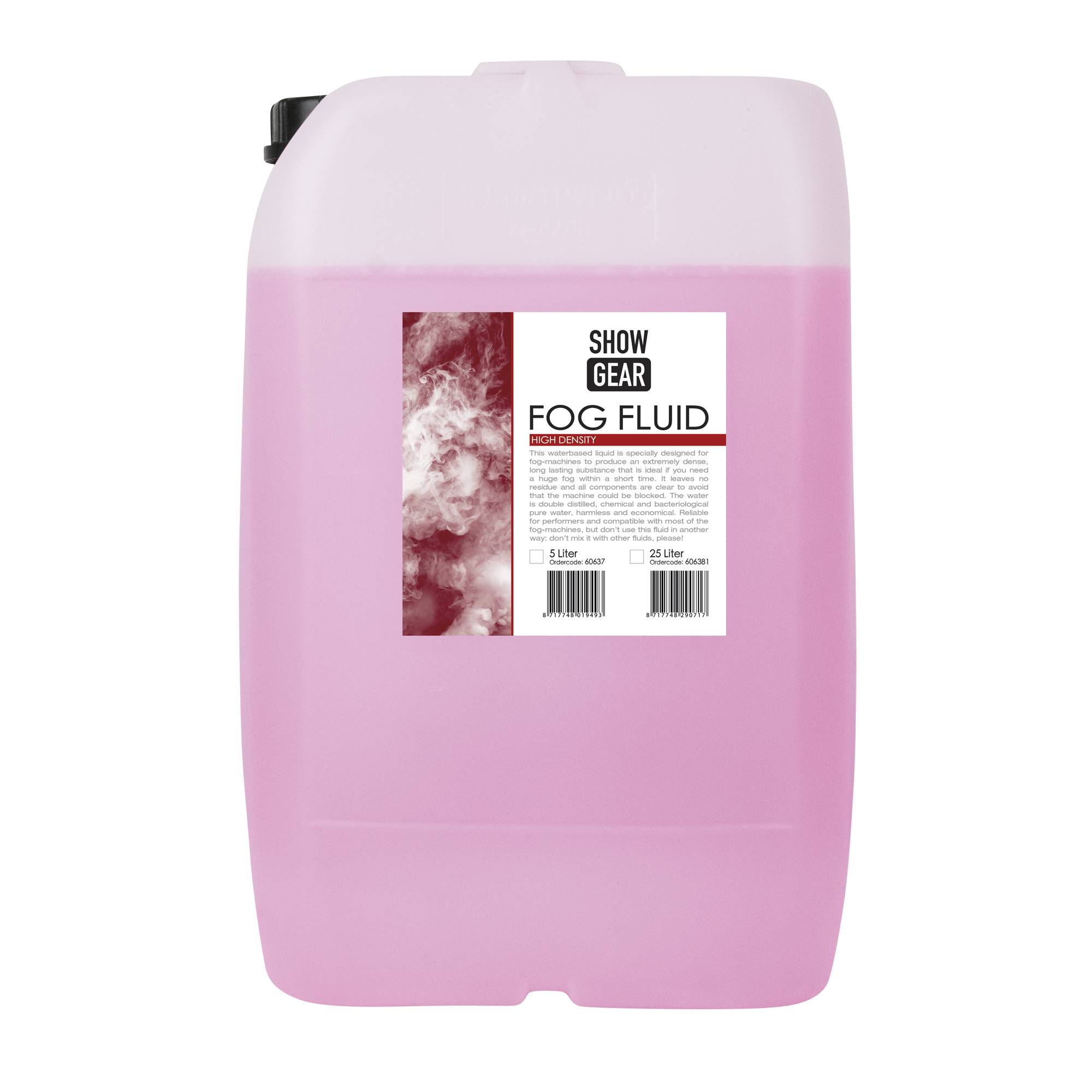 Showgear Fog Fluid High Density 25 Liter - hochkonzentriert
