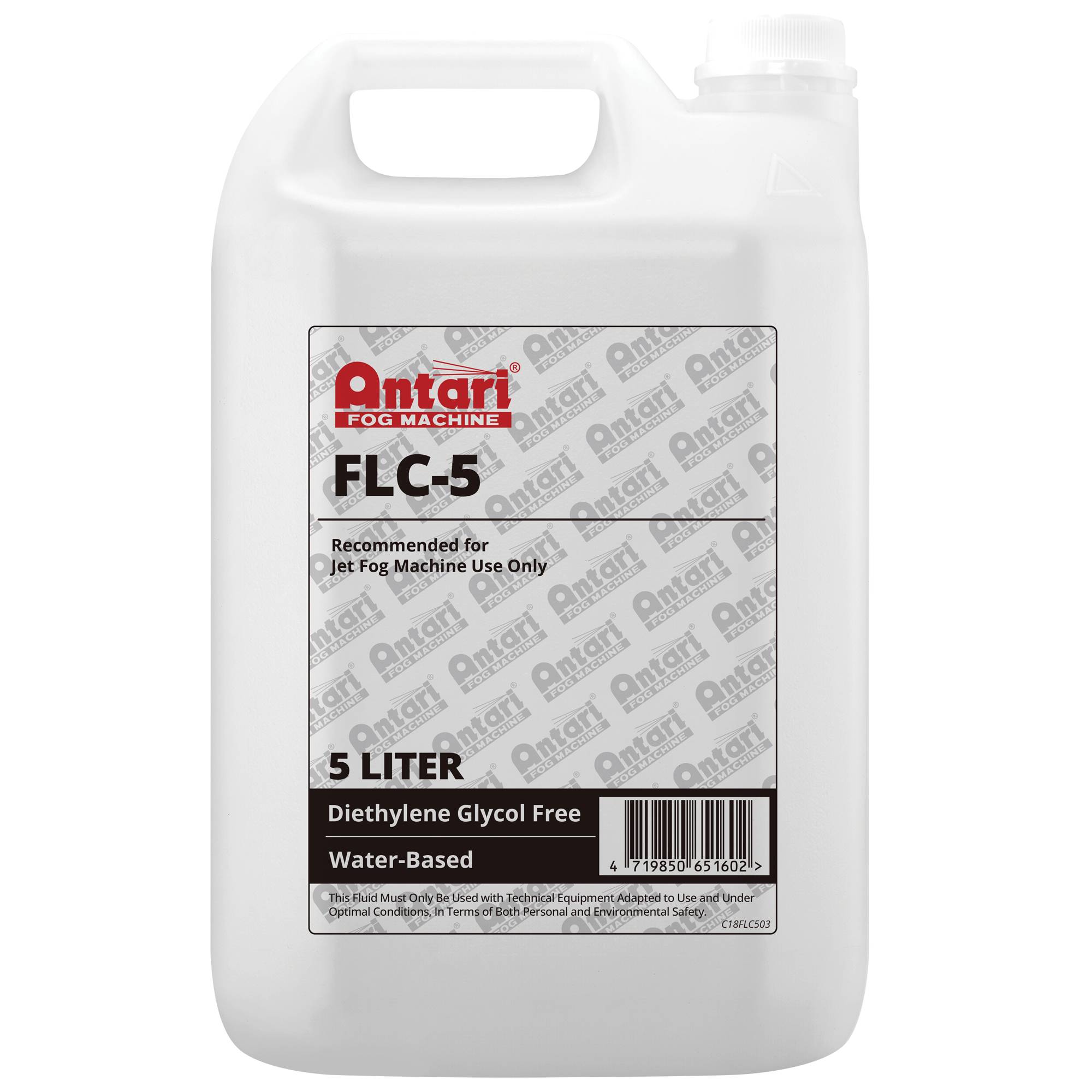 Antari Fog Fluid SFD 5 l, Extrem schnelle Auflösung