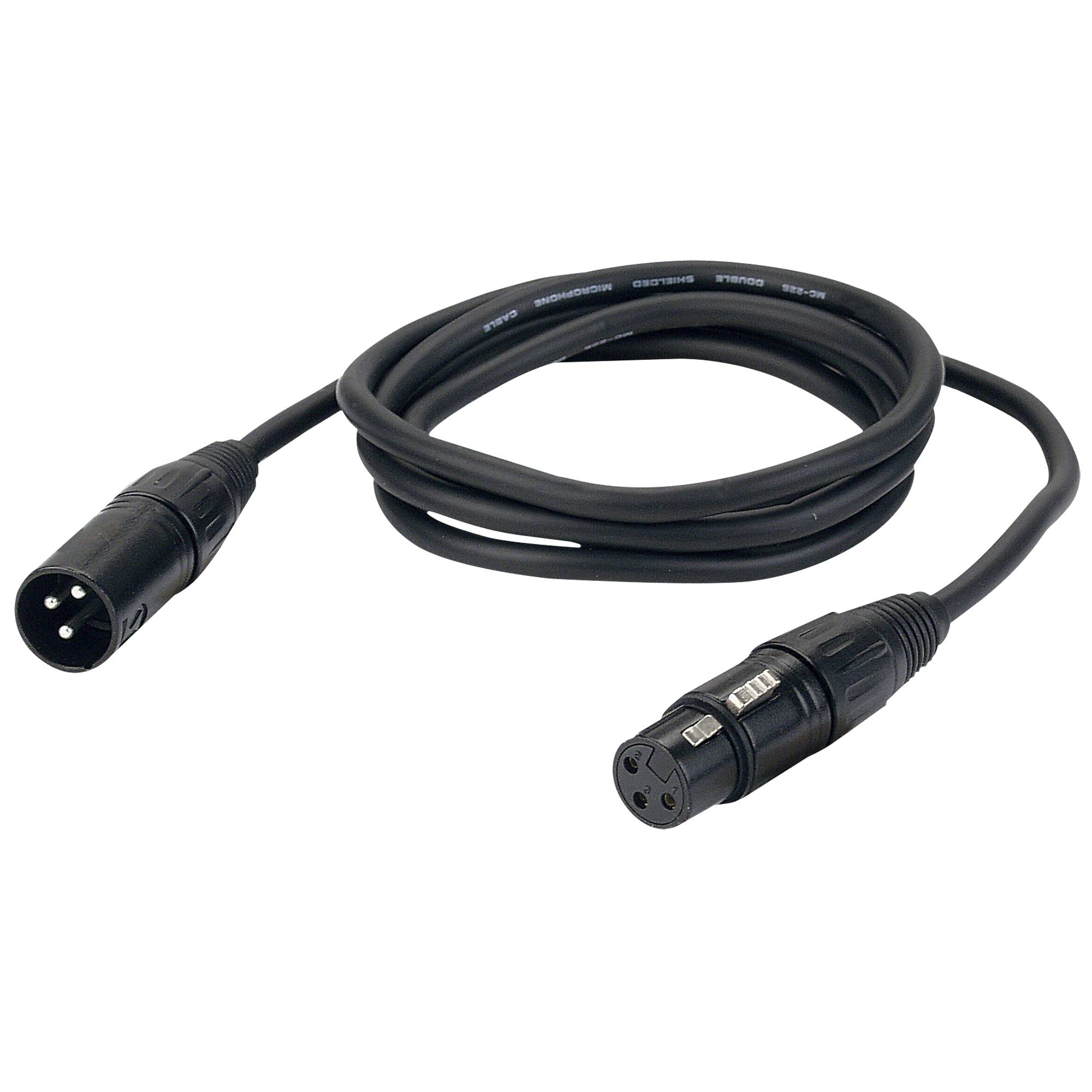 DAP FL01 - bal. XLR/M 3P to XLR/F 3P 1,5 m