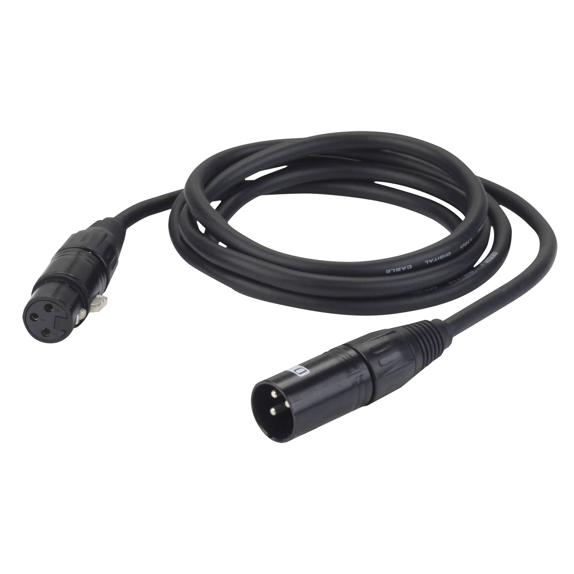 DAP FL09 - DMX/AES-EBU XLR/M 3P to XLR/F 3P 1,5 m