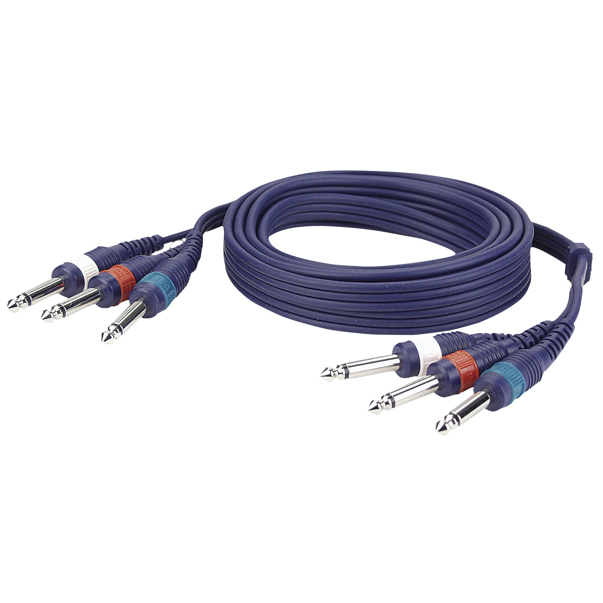 DAP FL21 - 3 mono Jack to 3 mono Jack 1,5 m