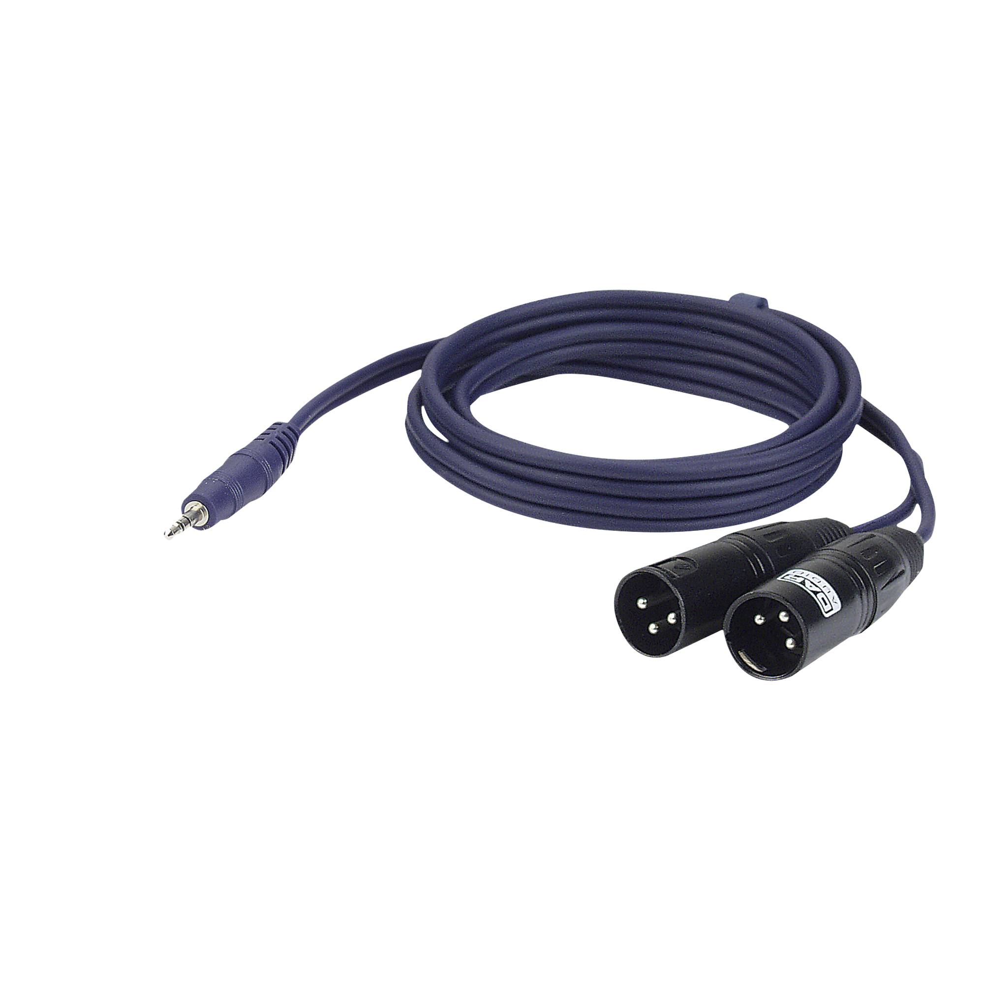 DAP FL46 - stereo mini-jack to 2 XLR/M 3P 3 m