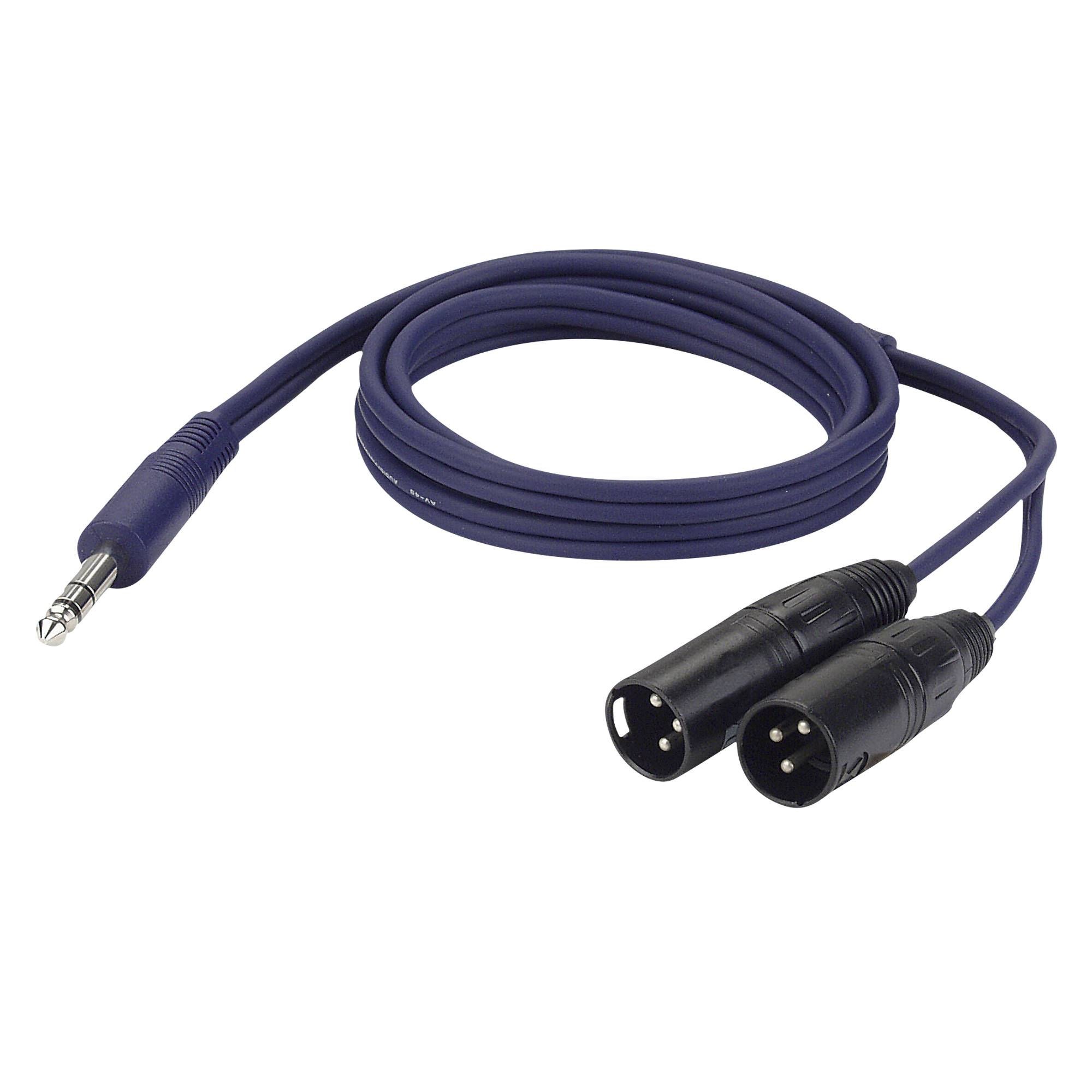 DAP FL36 - 2 x bal. XLR 3P, male to Jack stereo 1,5 m