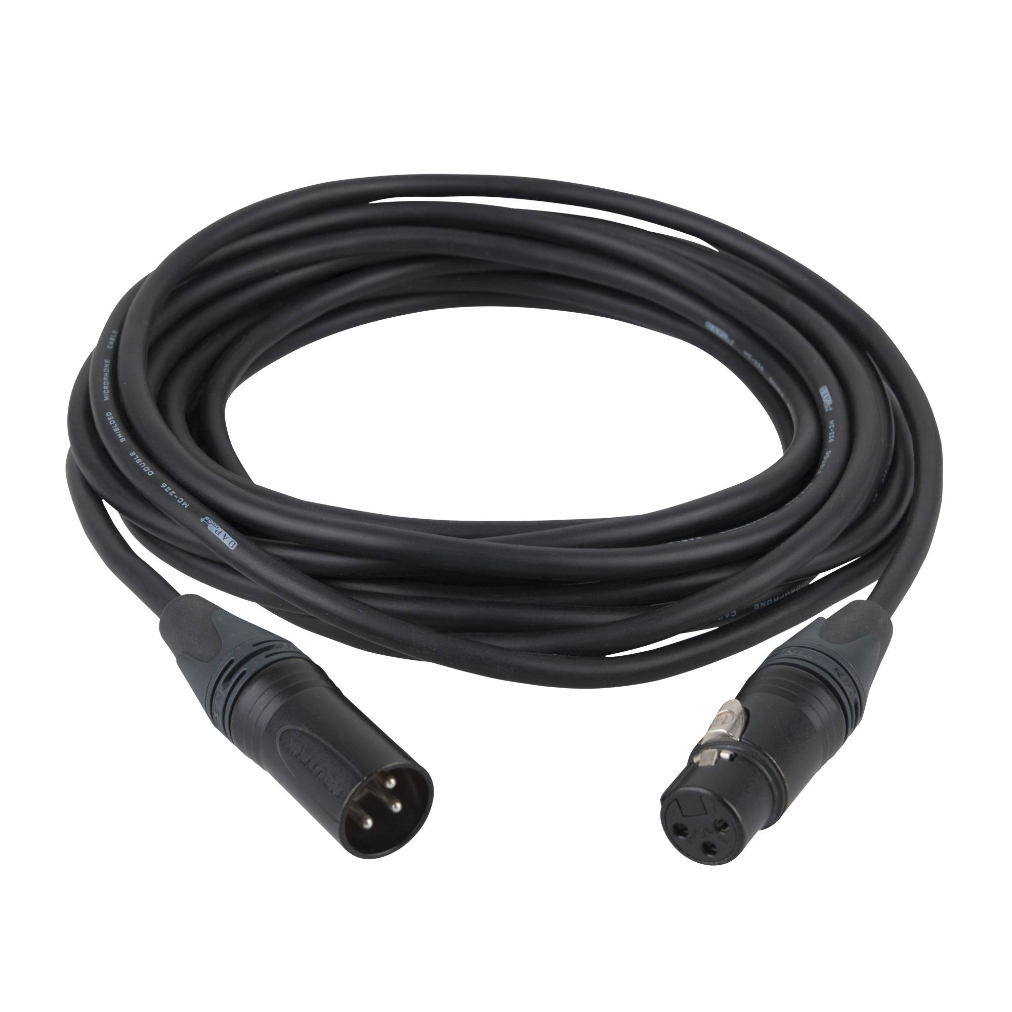 DAP FL72 - bal. XLR/M 3P to XLR/F 3P Neutrik XX series 3 m - schwarz
