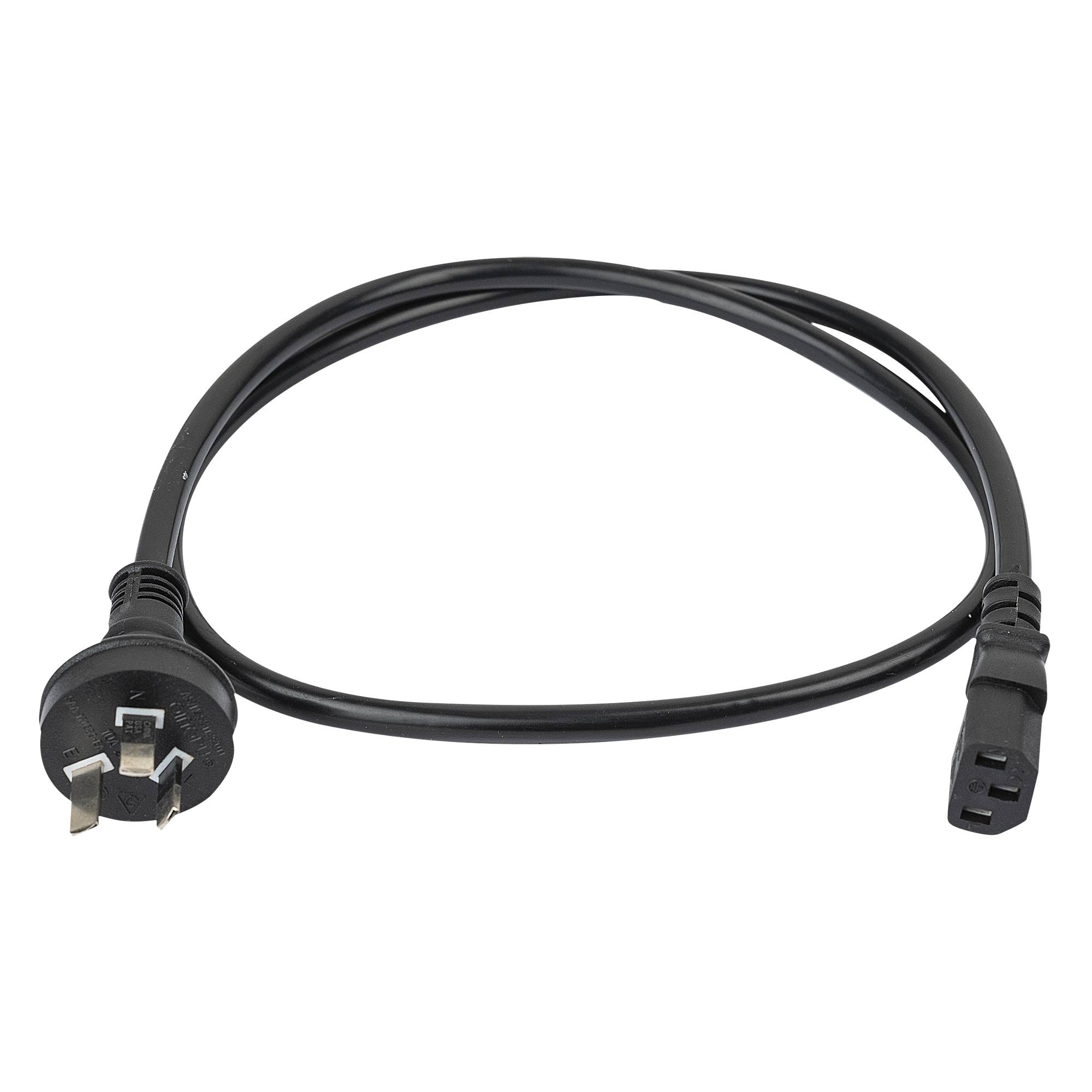 DAP Australia Plug to IEC C13 3x 1.5 mm² 1 m