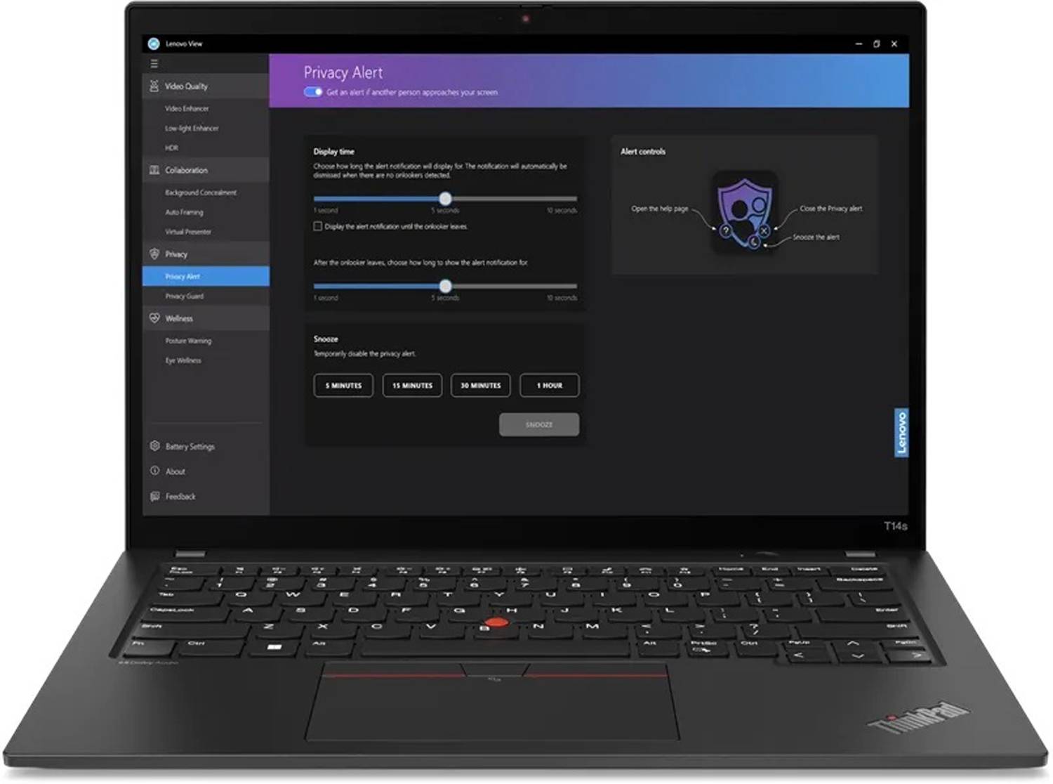 Lenovo ThinkPad T14s G4 14-Zoll Notebook Ryzen 5 Pro 7540U 16GB 512GB SSD QWERTY UK Sehr gut