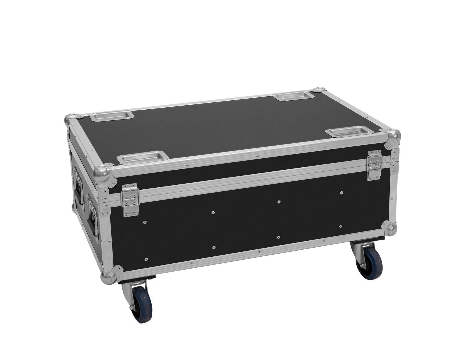 ROADINGER Flightcase 4x LED PMB-4 COB QCL mit Rollen