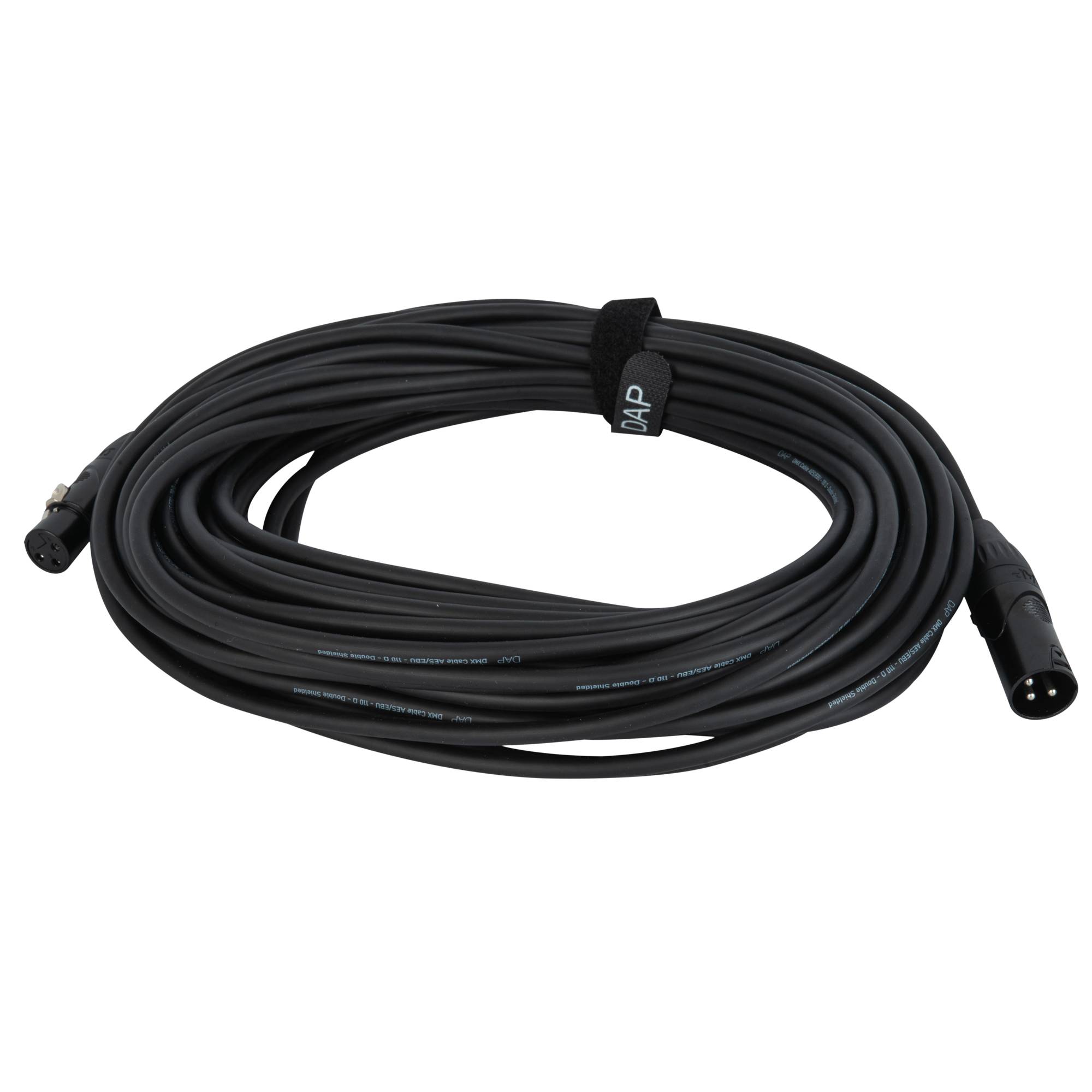 DAP FLX09 - DMX/AES-EBU XLR/M 3P to XLR/F 3P 0,75 m