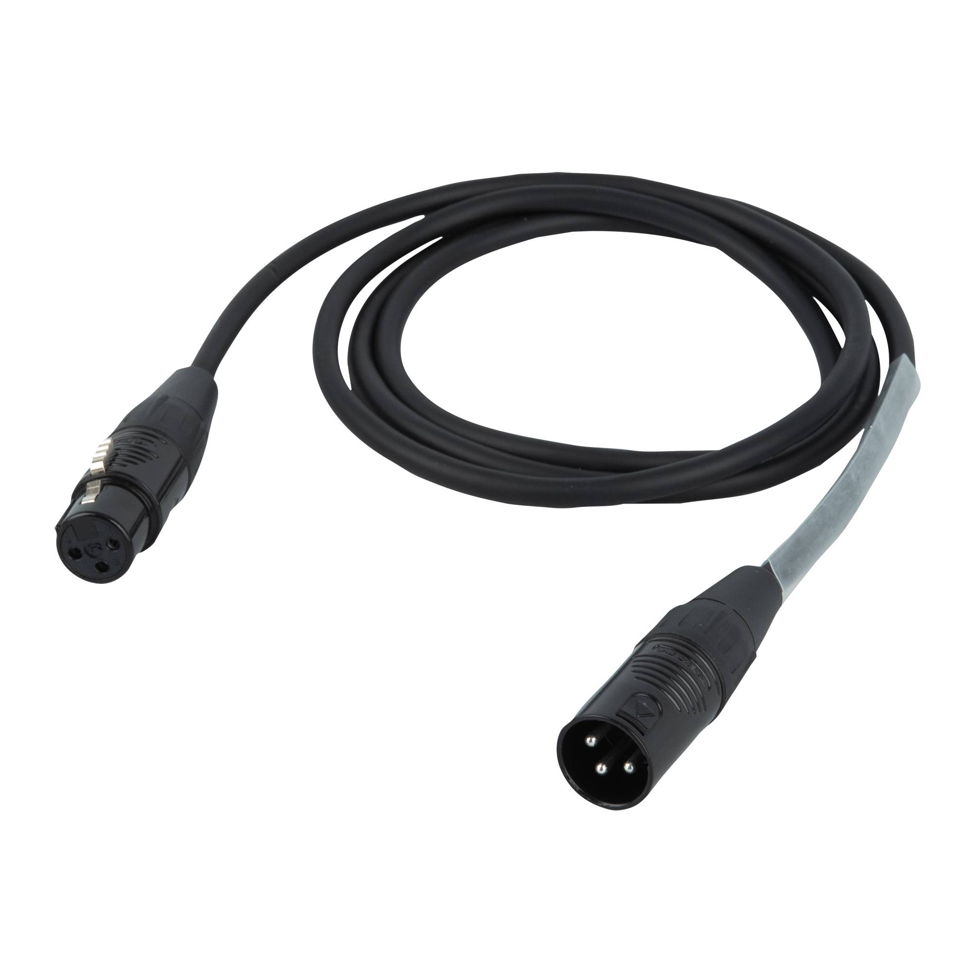 DAP FLR01 XLR M/F Mic/Line Cable Rean RC3 series 1,5 m - versilbert