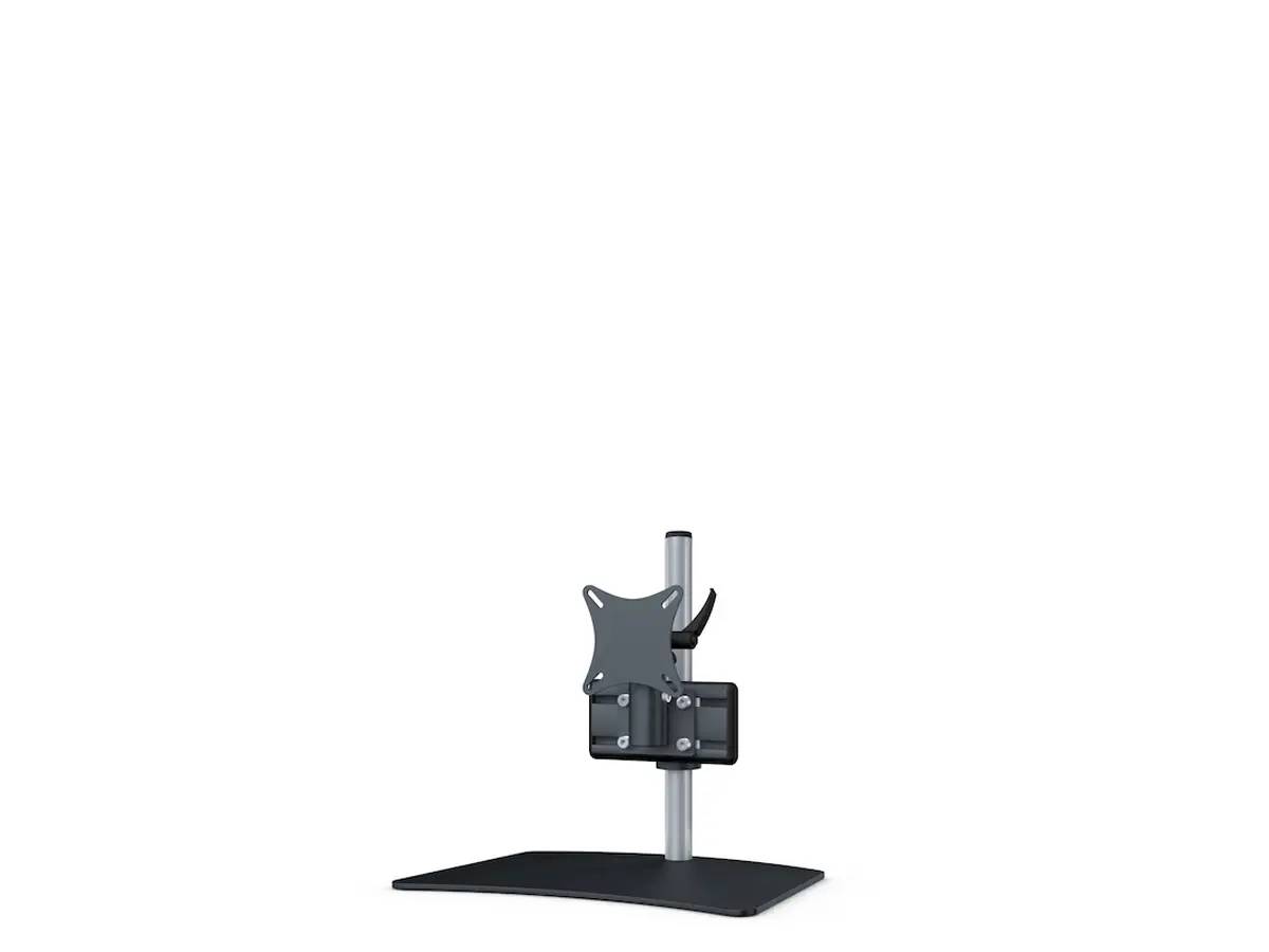 Curved Monitorhalter Flat bis 49" für 1 Bildschirm mit Tischstand
