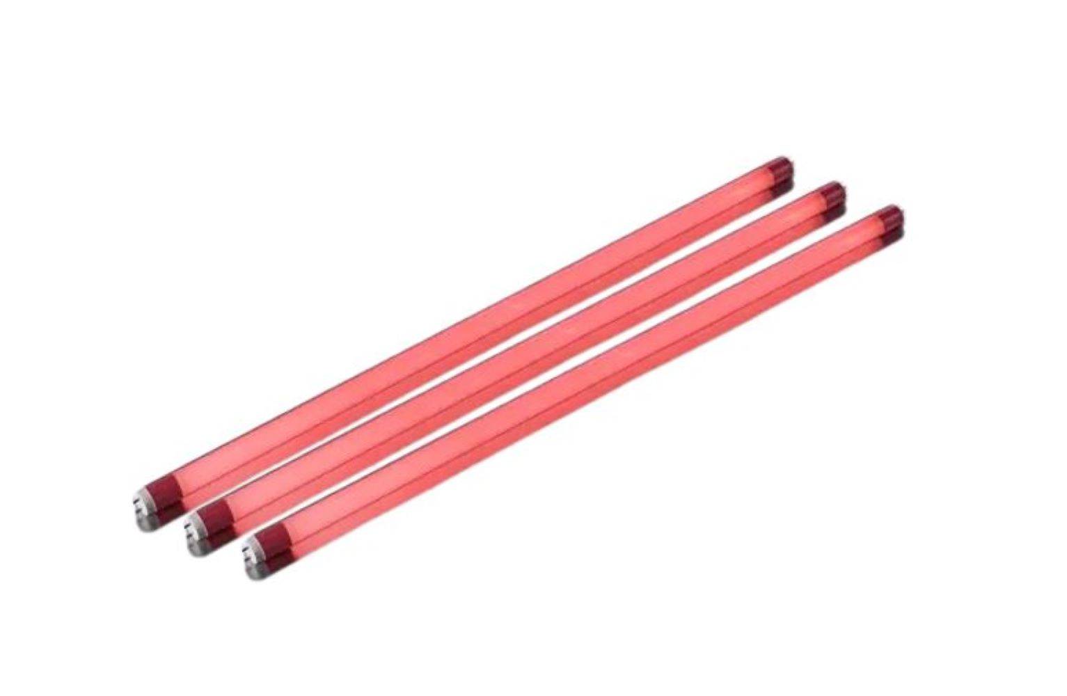 8887 LED Röhre 24 Watt T8 150cm 2500 Lumen Kunststoff 3erSatz Rot