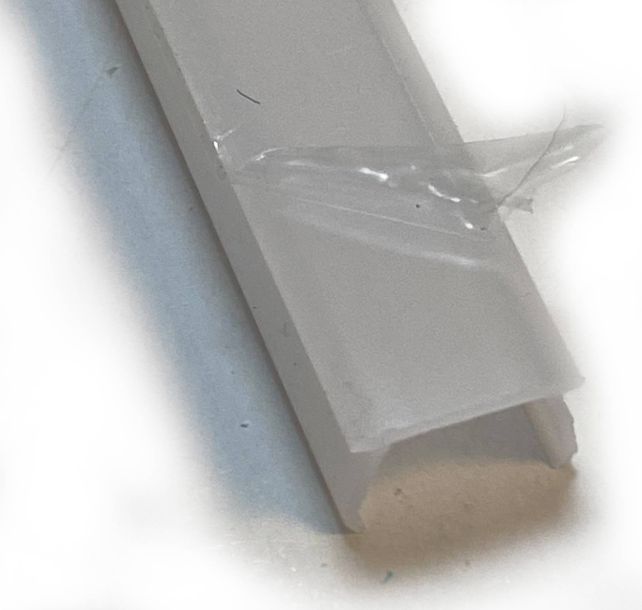 3767 LED Leuchte 50cm weiß Kunststoff Schiene Kalt Weiß