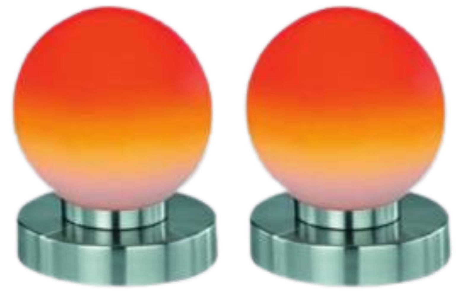 6283 Touch Me Tischleuchte PRINZ bunt 2-er Pack als Nachtischlampe