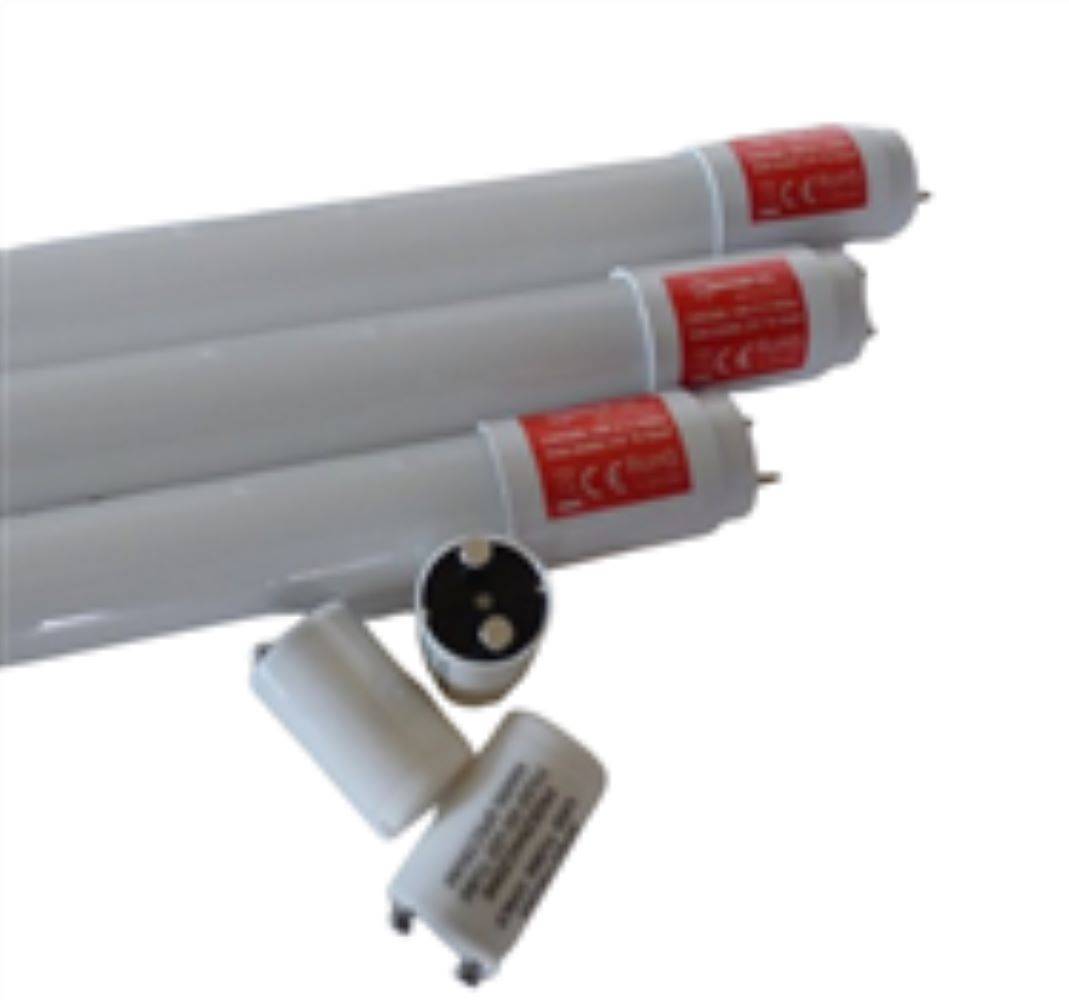 7606 LED Röhren SET 60 cm 10 Watt kalt weiß 950 Lumen 3Stück 230Volt