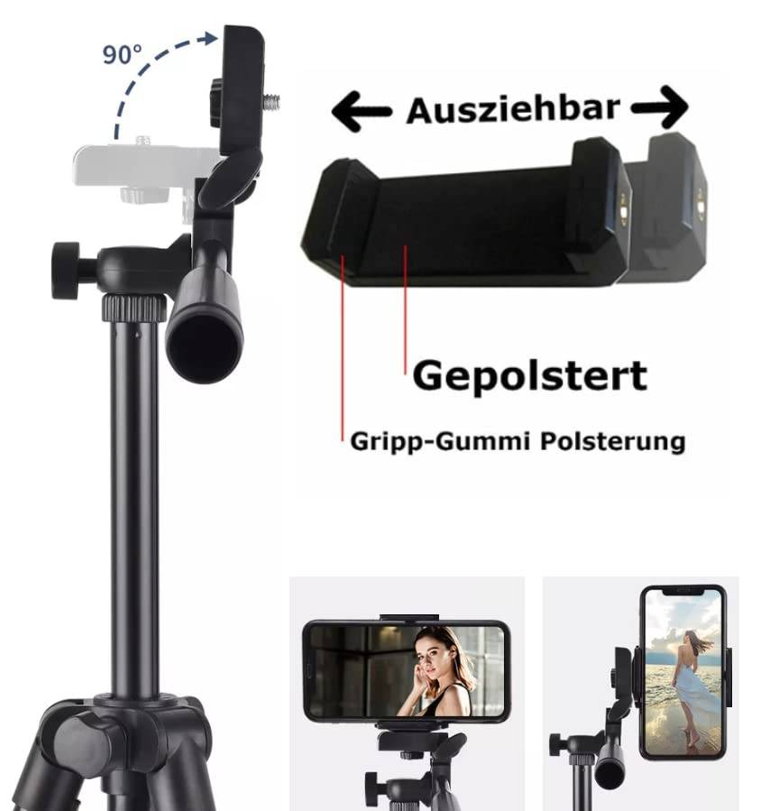 Profi 30-60cm Stativ für Smartphone iPhone Tripod Halterung