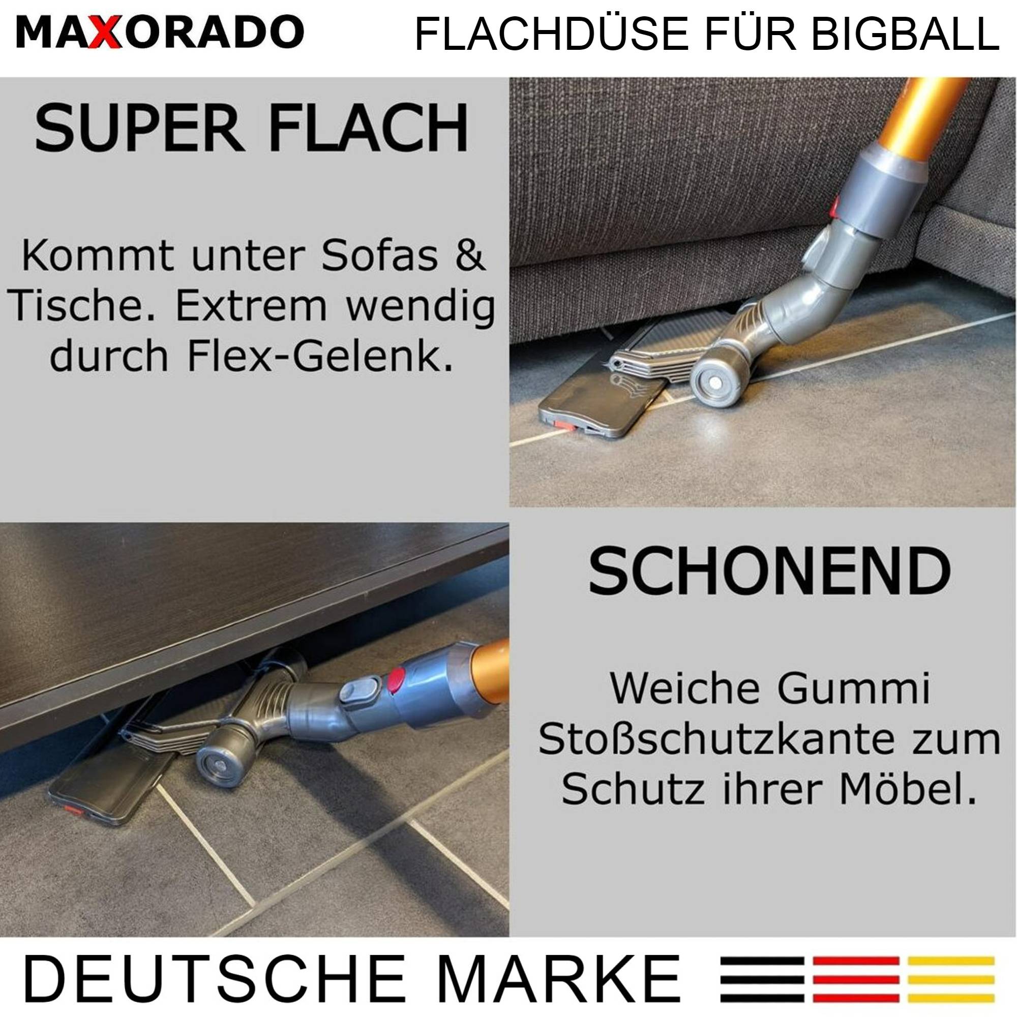 Flachdüse für Dyson Big Ball 2 Cinetic CY22 CY23 Bodendüse Staubsauger