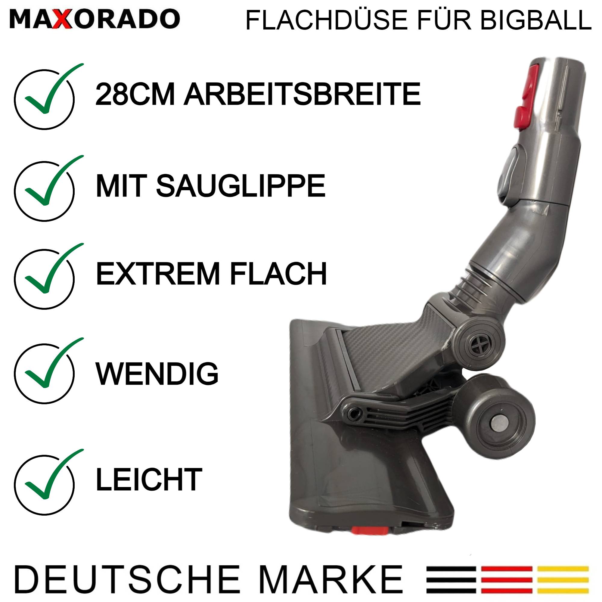 Flachdüse für Dyson Big Ball 2 Cinetic CY22 CY23 Bodendüse Staubsauger