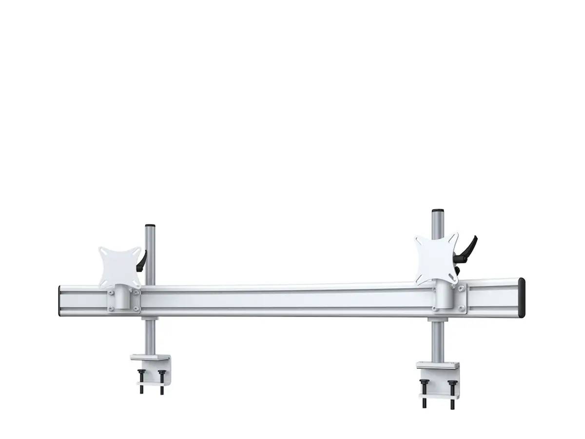 Curved Monitorhalter Para für 2 Bildschirme bis 34" mit Tischklemme