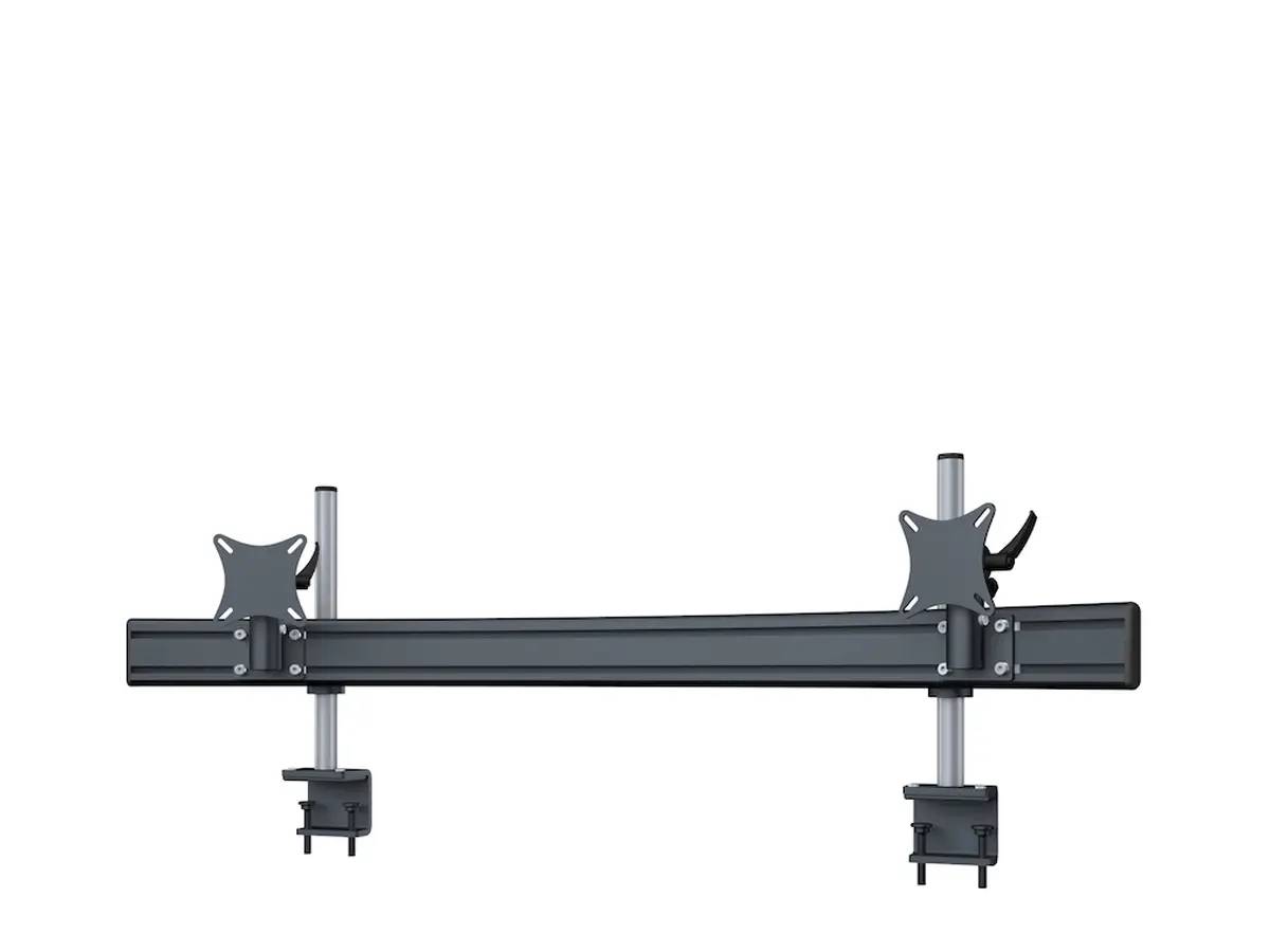 Curved Monitorhalter Para für 2 Bildschirme bis 34" mit Tischklemme