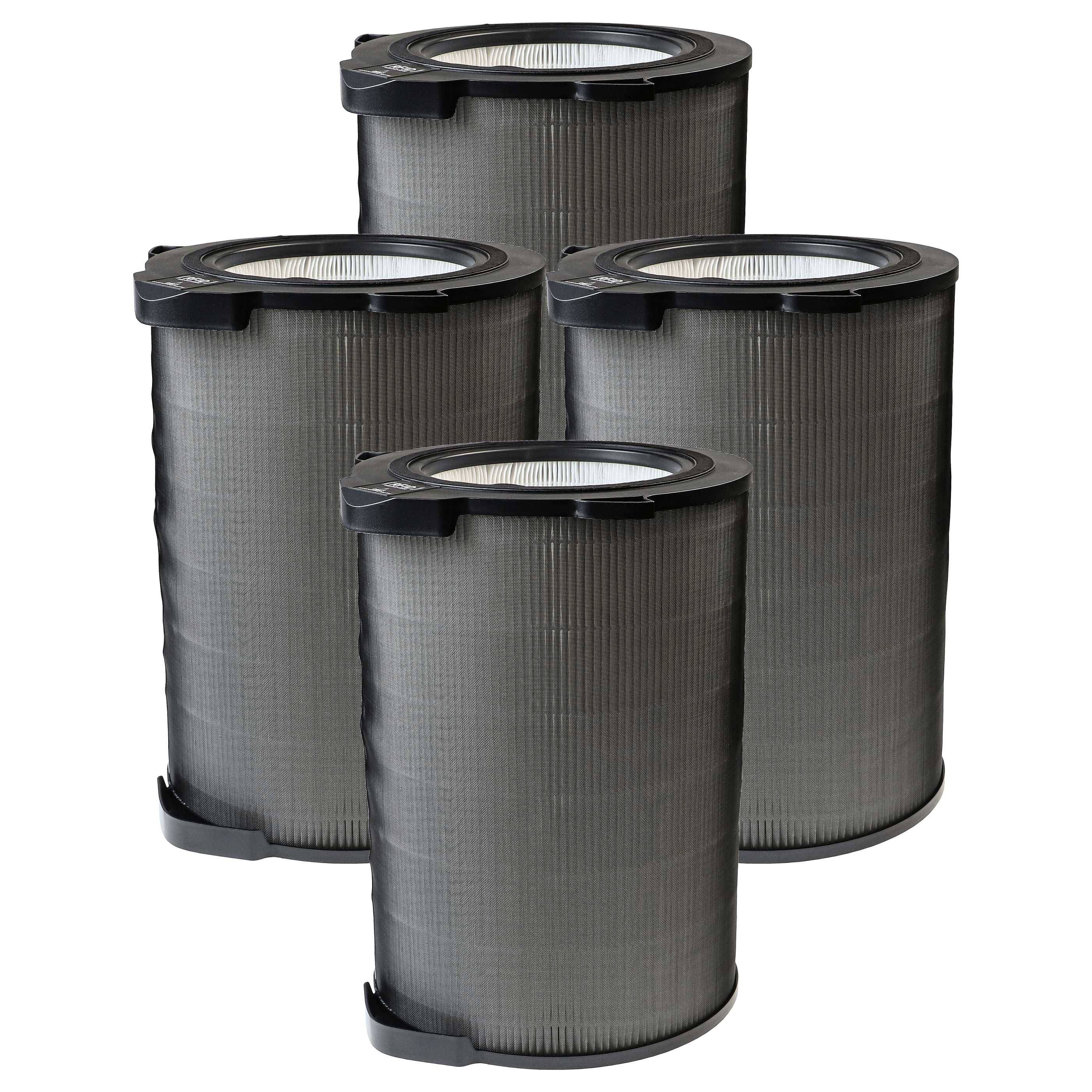 vhbw 4x H12 Filter Ersatz für AEG AX9 CARE360, AFDCAR6, BREATHE360, 9009233041, AFDBTH6, AFDCLN4 für Luftreiniger - Ersatz-Filter