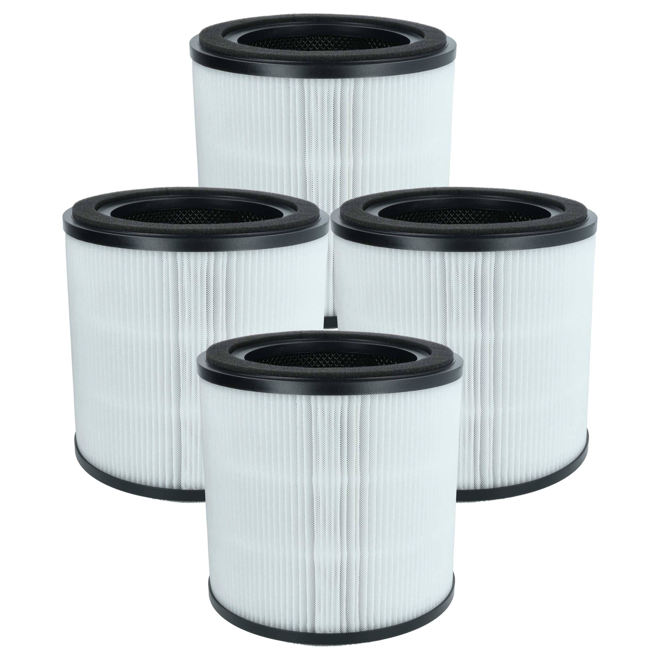 vhbw 4x H13 Filter kompatibel mit AEG Pure 3000, Pure 5000, AX3 Luftreiniger - Ersatz-Filter