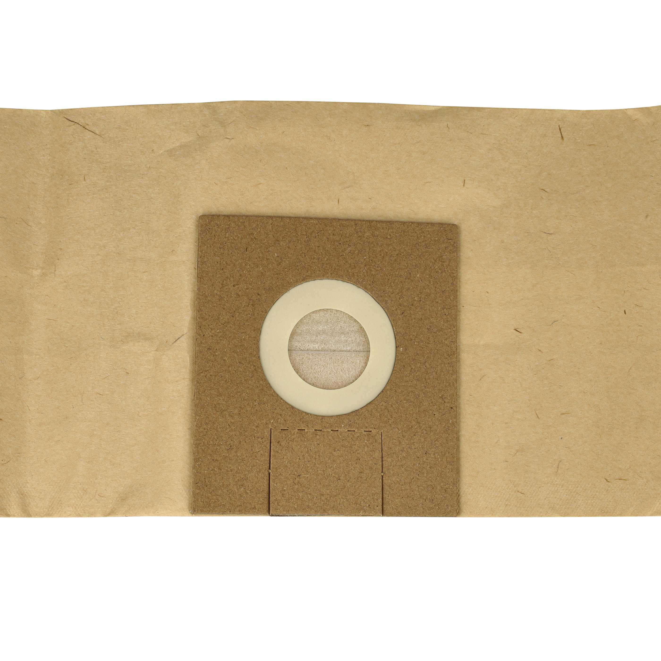 vhbw 50x Staubbeutel kompatibel mit Soteco Yvo Maxi Staubsauger - 63cm x 15cm braun