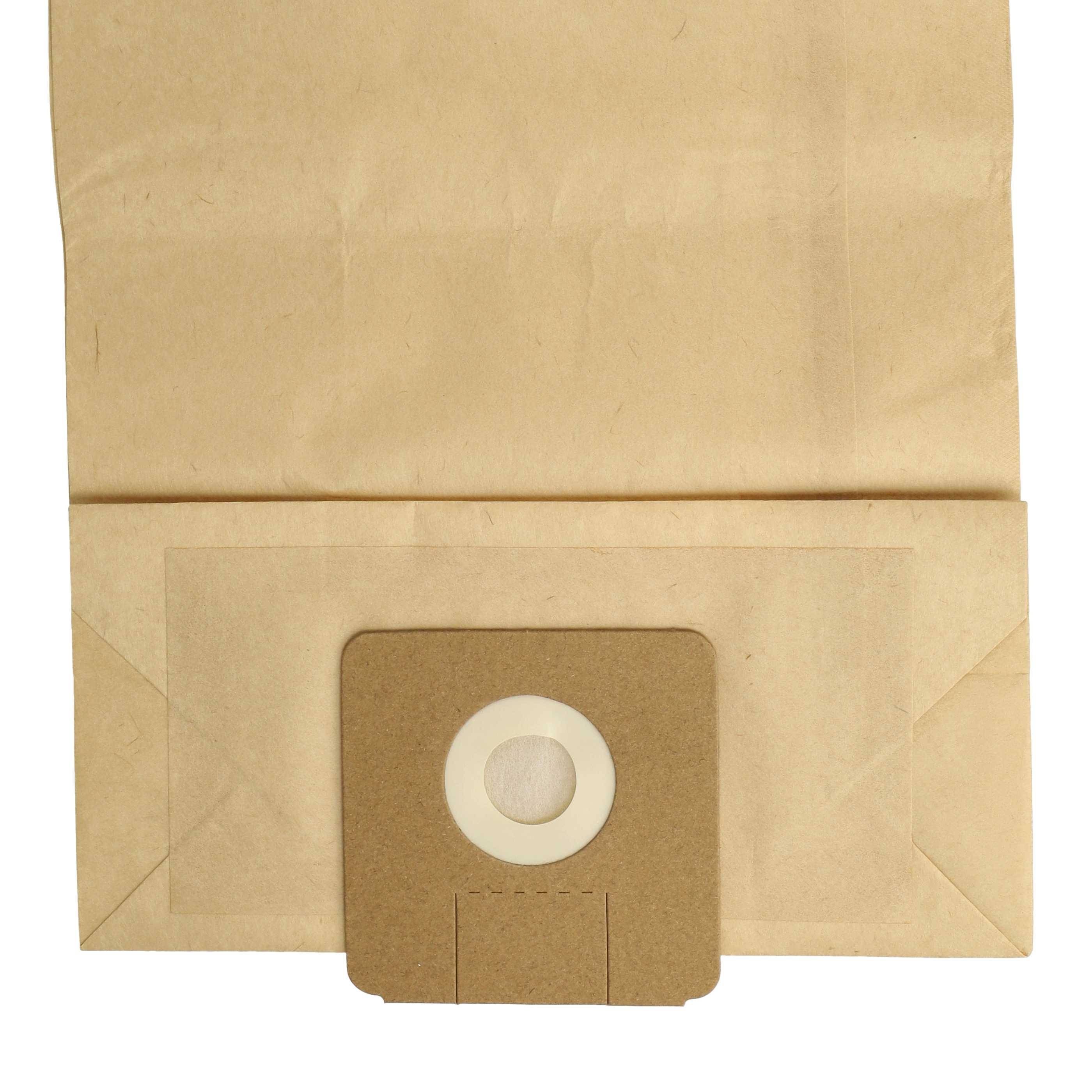 vhbw 50x Staubbeutel kompatibel mit Floordress QP152, QS12, S12 Staubsauger - TA 1 40cm x 24cm braun