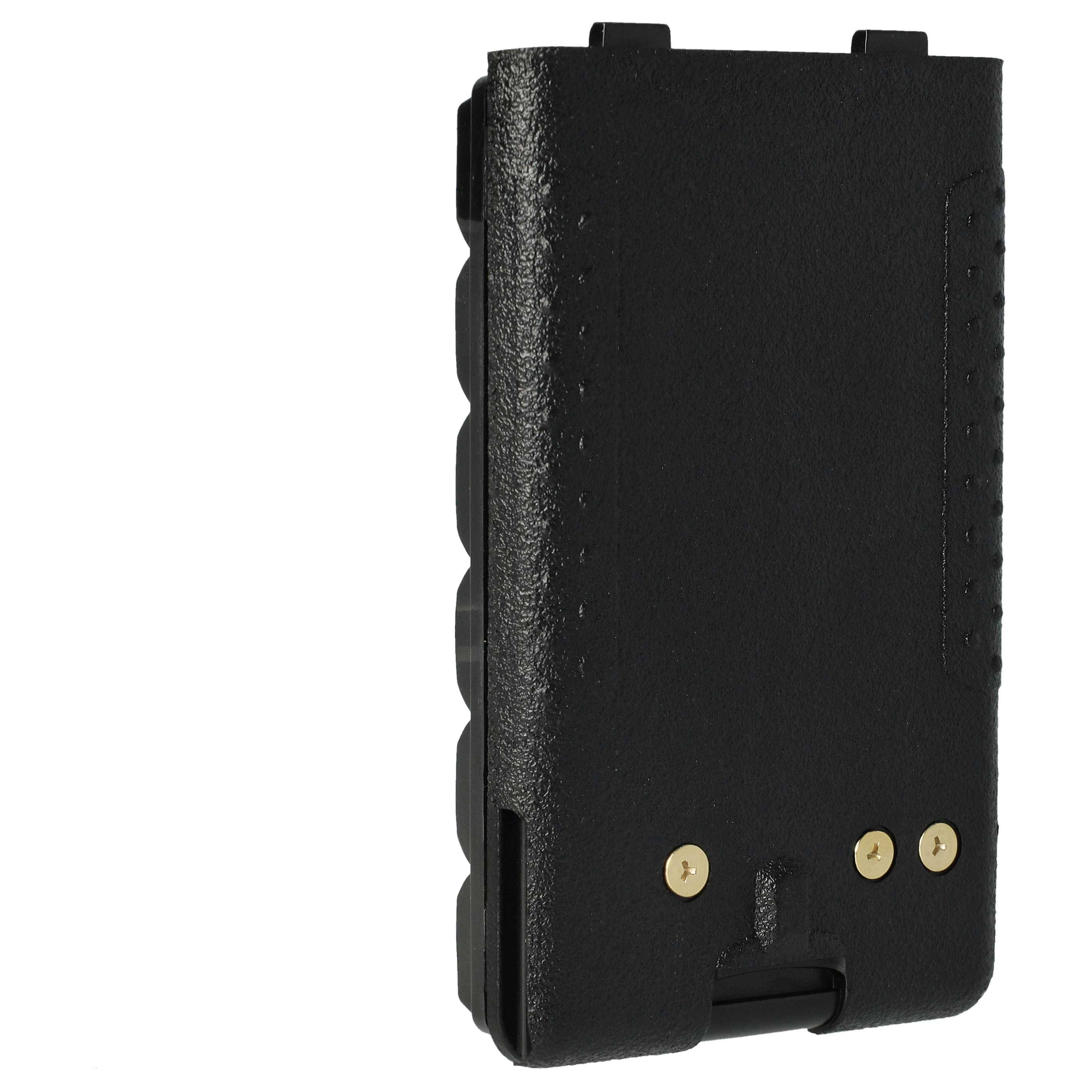 vhbw Akku kompatibel mit Yaesu Vertex VX-177, VX-180, VX-170, VX210, VX180e, VX180, VX-210, VX-180e Funkgerät, Walkie Talkie (1600 mAh, 7,2 V, NiMH)