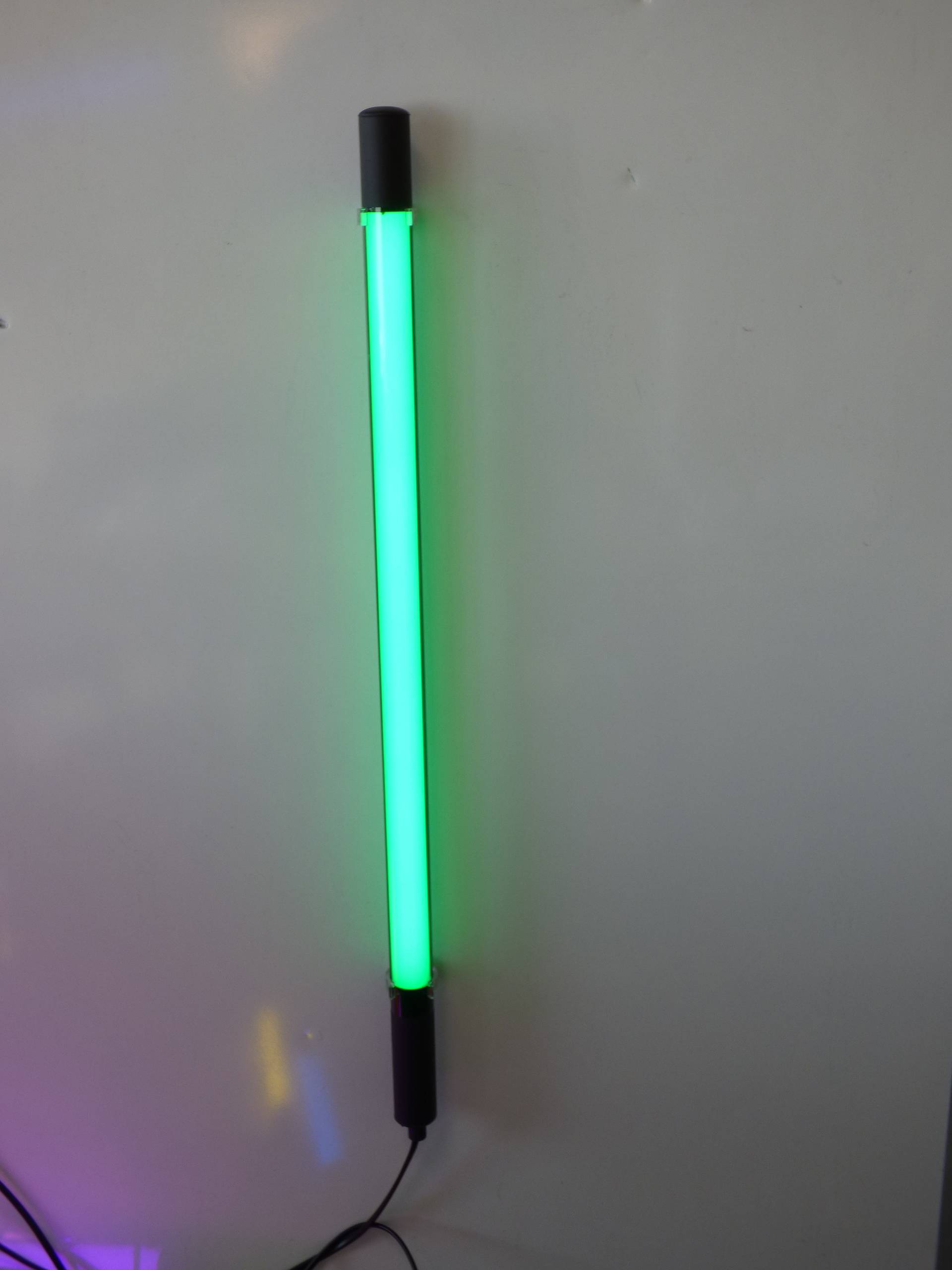 8909 LED Slim Leuchtstab 123cm Ø30mm Kunststoff-Röhre Türkis