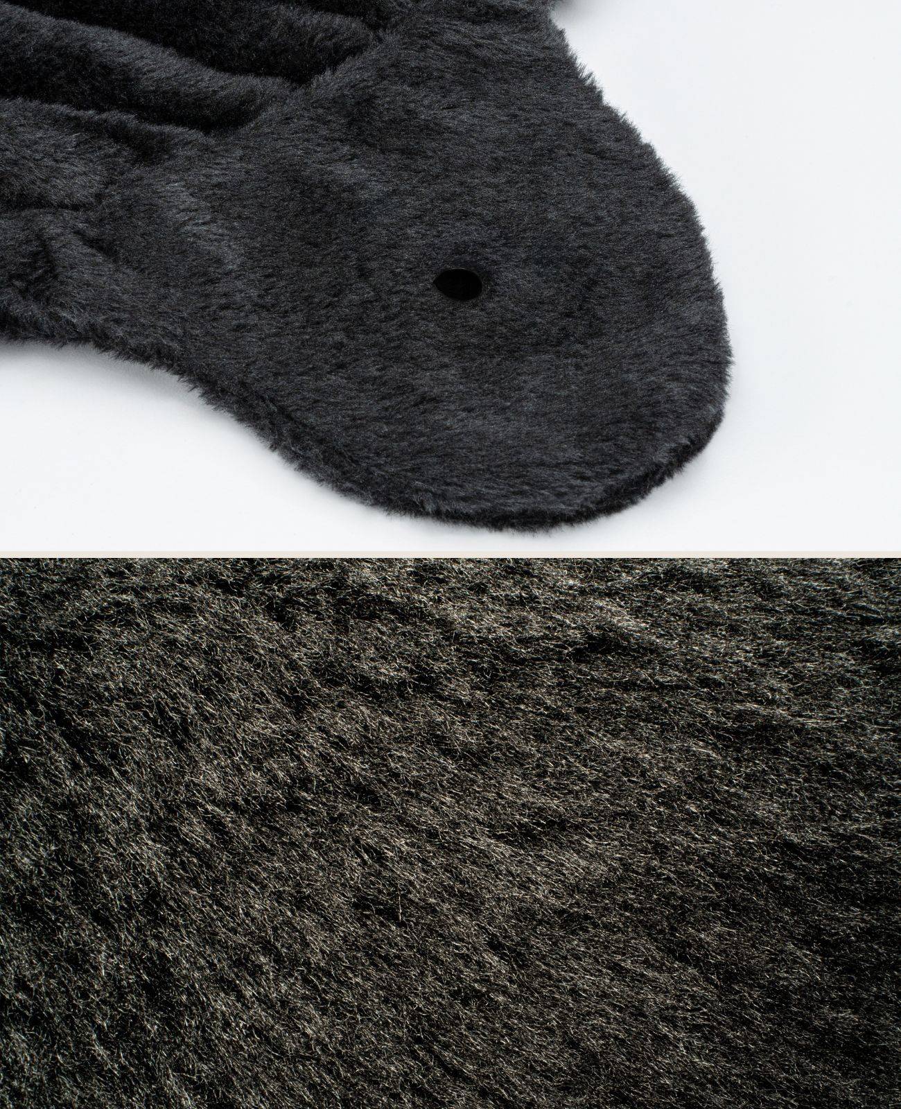 lionto 2e Set Liegemulde für Kratzbäume, Liegefläche mit stabilem Metallrahmen & Stoffbezug, 40 cm Durchmesser, 25 cm Tiefe, schwarz