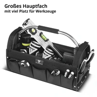 STAHLWERK Werkzeugtasche mit 18 Außentaschen 10 Innentaschen Installateur Tasche STAHLWERK Werkzeugtasche mit 18 Außentaschen 10 Innentaschen Installateur Tasche