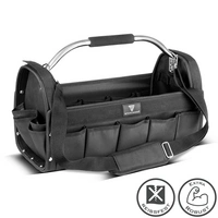 STAHLWERK Werkzeugtasche mit 18 Außentaschen 10 Innentaschen Installateur Tasche STAHLWERK Werkzeugtasche mit 18 Außentaschen 10 Innentaschen Installateur Tasche