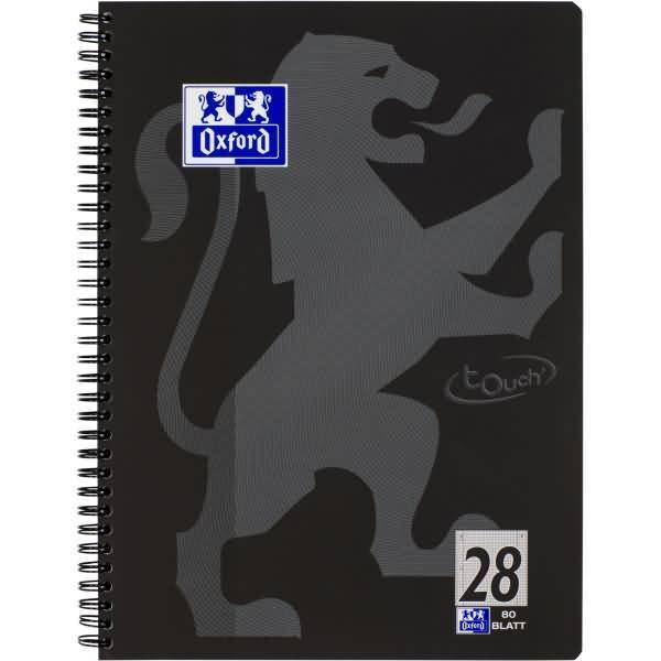 Oxford Collegeblock A4+ L.28 schwarz Multimedia-Technik PapierBüroSchreibwar