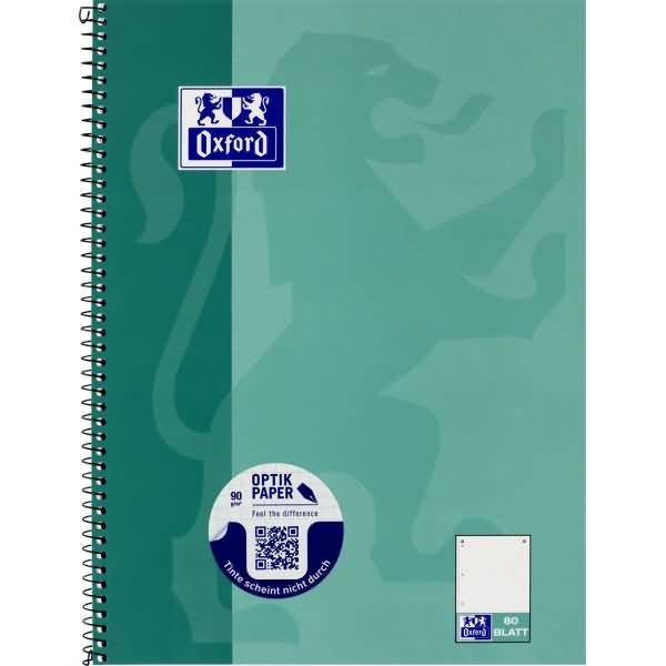 Oxford Collegeblock A4+ 80 Blatt Microperforation Multimedia-Technik PapierBüroSchreibwar