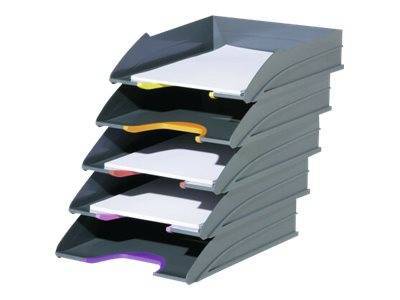 DURABLE Briefablagen Varicolor 5 Fächer anthrazit/farbig Multimedia-Technik PapierBüroSchreibwar