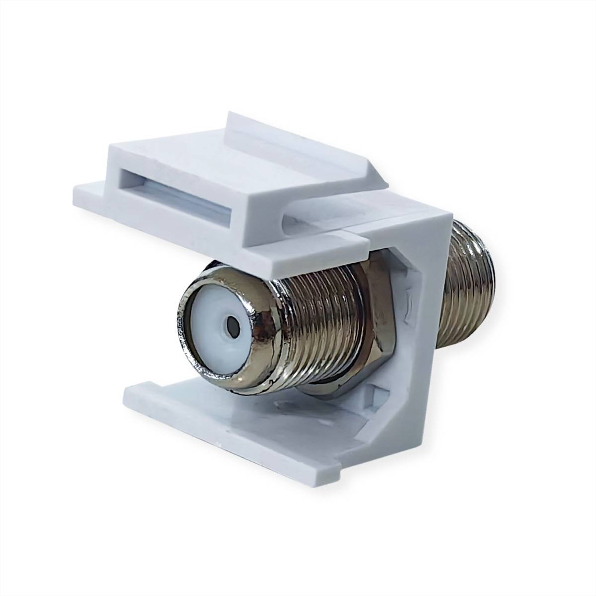 VALUE F-Typ Keystone-Kupplung, Kunststoff Adapter, Terminatoren, Konverter MultiMedia