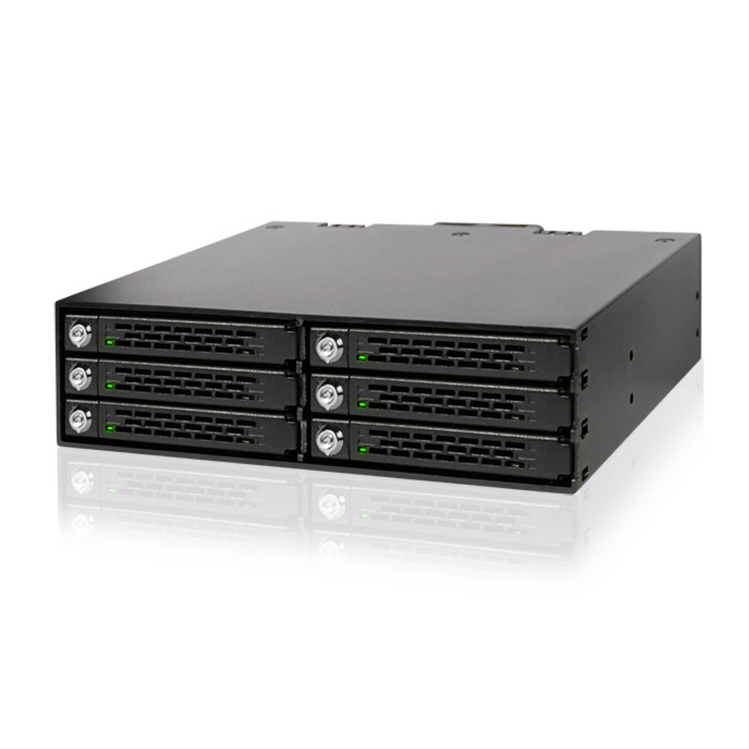 Backplane IcyDock 6x6,3cm SATAI-III in 1x5,25SSD bis9,5 KEY Multimedia-Technik