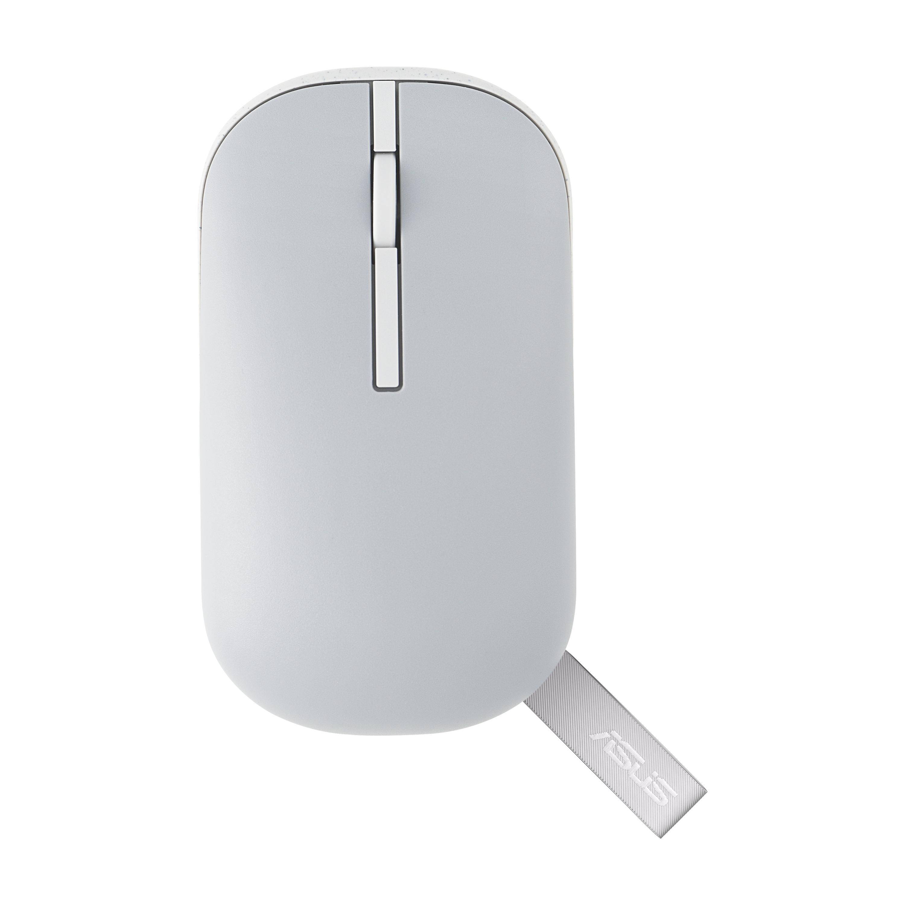 ASUS MD100 Marshmallow Maus wireless 1600dpi grau Multimedia-Technik Zubehör