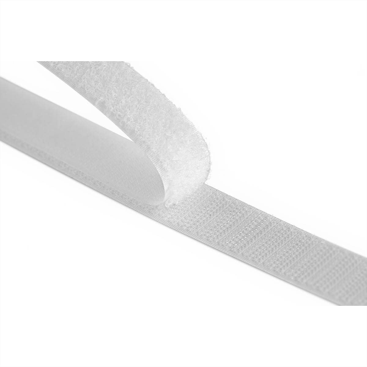VELCRO® Klettband Selbstklebend, Haken &amp, Flausch 20mm x1m Weiß Installation / Reinigung und