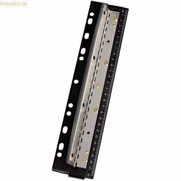 WEDO Taschenlocher Business 4fach Metall mit Lineal 28 cm Sk Multimedia-Technik