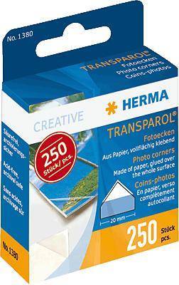 HERMA Transparol Fotoecken 250 St. Multimedia-Technik PapierBüroSchreibwar