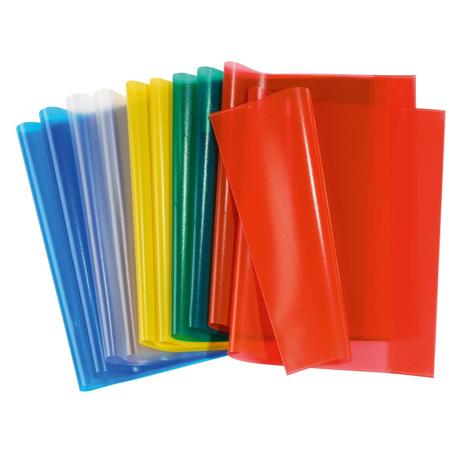 HERMA Heftschoner 10er Set A4 transparent (5 Farben) Multimedia-Technik PapierBüroSchreibwar