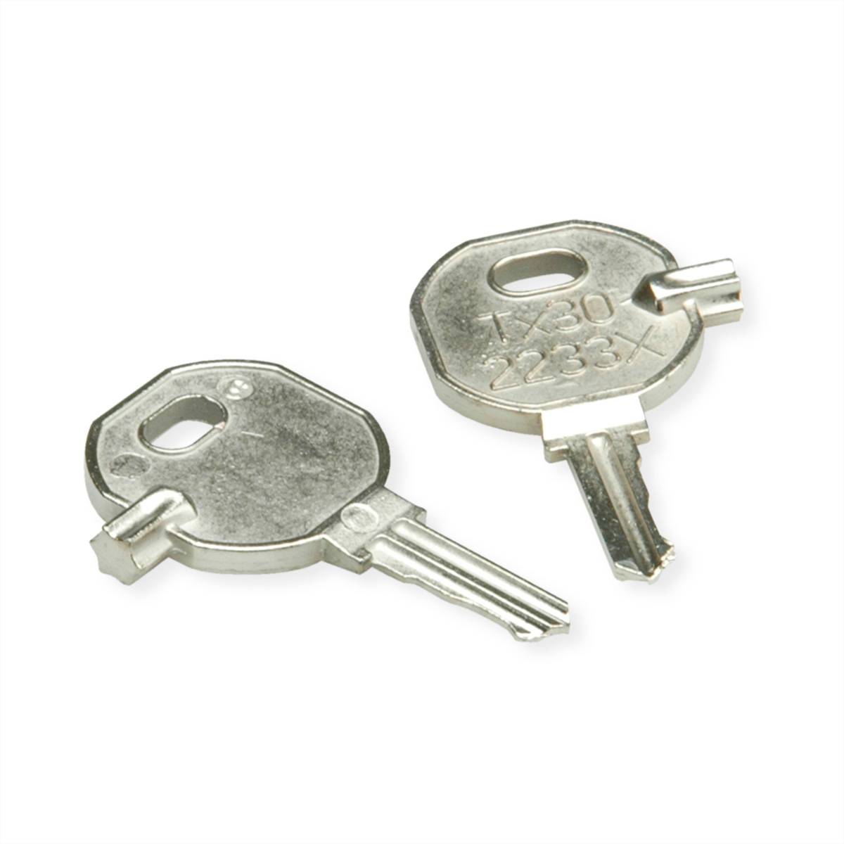 SCHROFF Ersatzschlüssel Nr. 2233 TX30, 2er-Pack 19 Schränke &amp, Ausbauteile 19-Zubehör