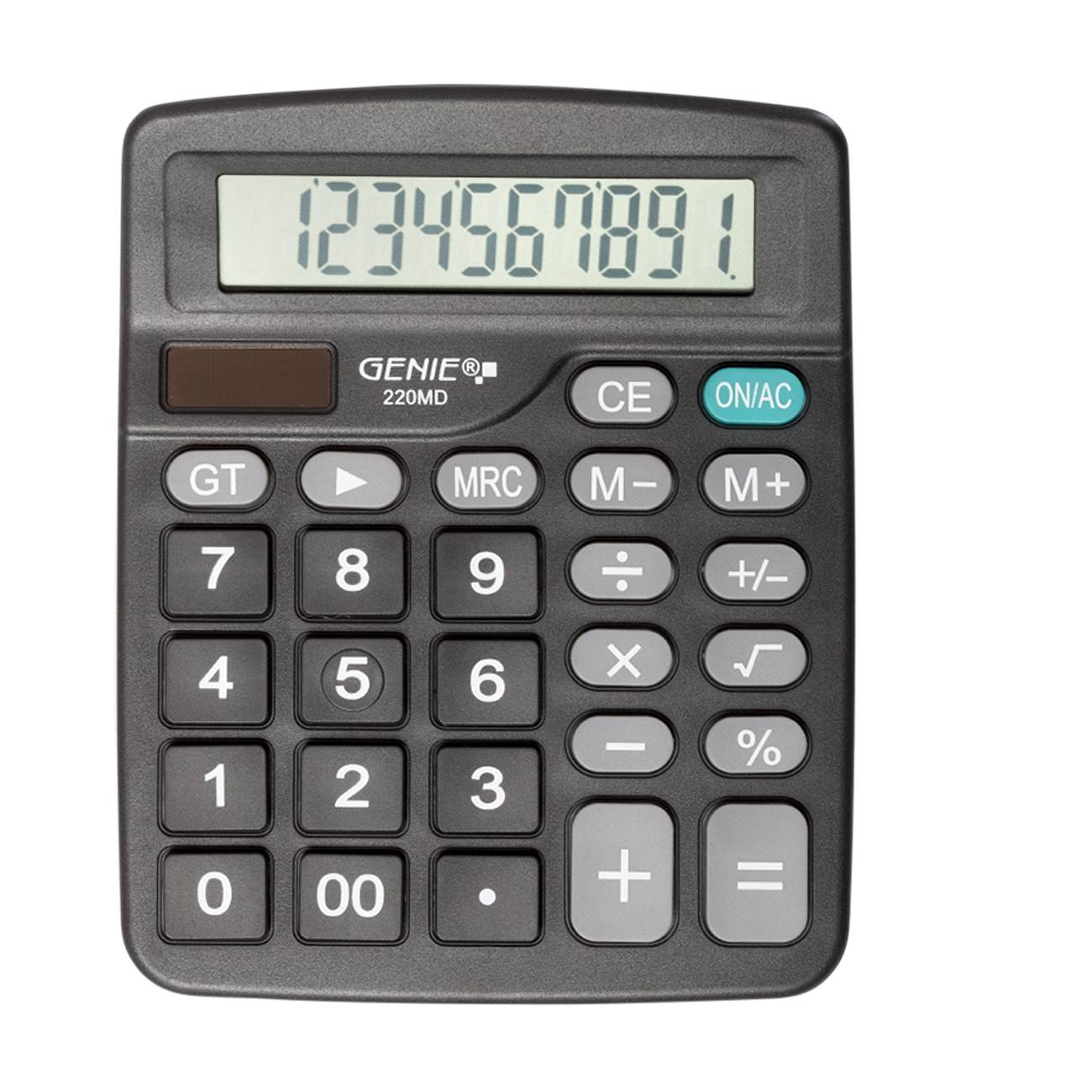 GENIE Tischrechner Basic 220 MD 10-stellig Multimedia-Technik Tisch- + Taschenrechner
