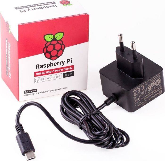 Raspberry Pi 5 Netzteil / schwarz / 27W / USB-C Multimedia-Technik Zubehör